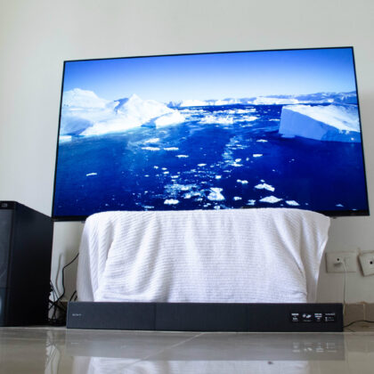 Sony HT-S700RF Real 5.1ch Dolby Audio Soundbar for TV with Tall boy Rear Speakers & Subwoofer, 5.1ch Home Theatre System 1000W, Bluetooth & USB Connectivity,HDMI & Optical Connectitvity